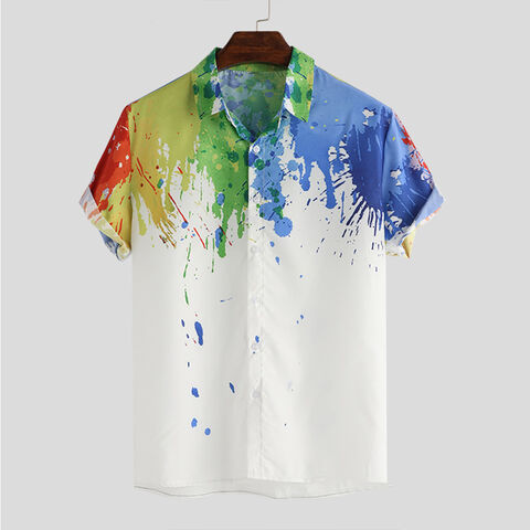 Factory Direct Sale Plus Size Short Sleeve Printed Hawaiian Men Shirt -  China Hawaiian Shirts and Short Sleeve Shirt price