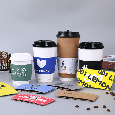 Gobelets en Papier Jetables Double Paroi avec Logo Personnalisé, 240ml, pour Boissons Chaudes et Café - Échantillon Gratuit