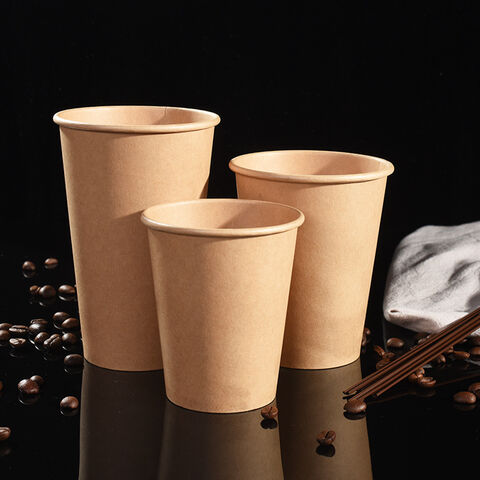 Gobelets en Papier Jetables Double Paroi avec Logo Personnalisé, 240ml, pour Boissons Chaudes et Café - Échantillon Gratuit