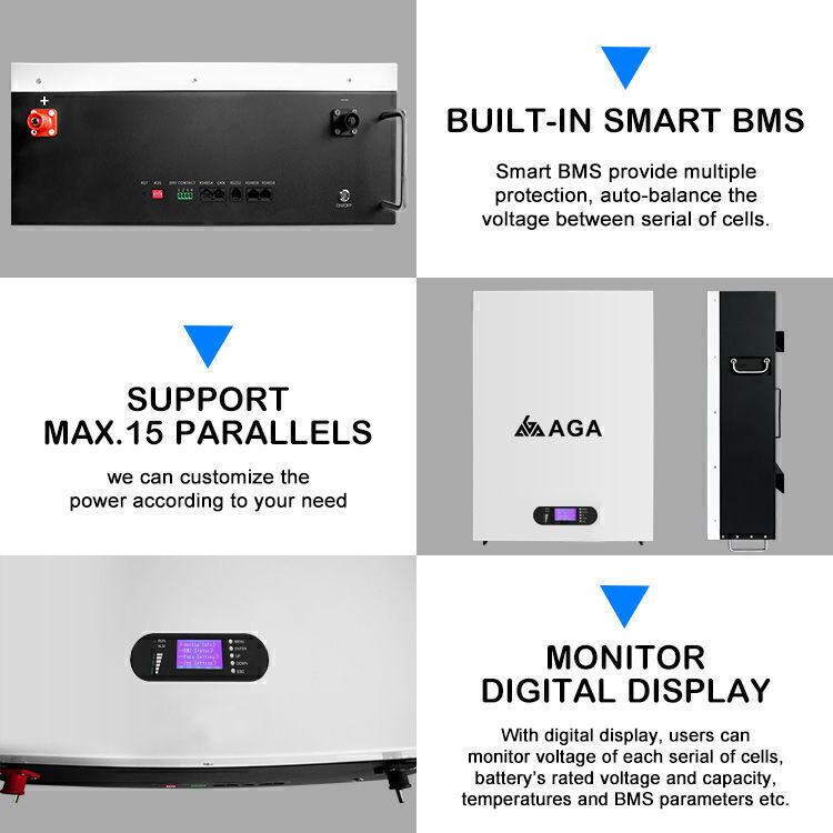 Buy Wholesale China Power Wall 51.2v 5kwh Off Grid Household Solar ...
