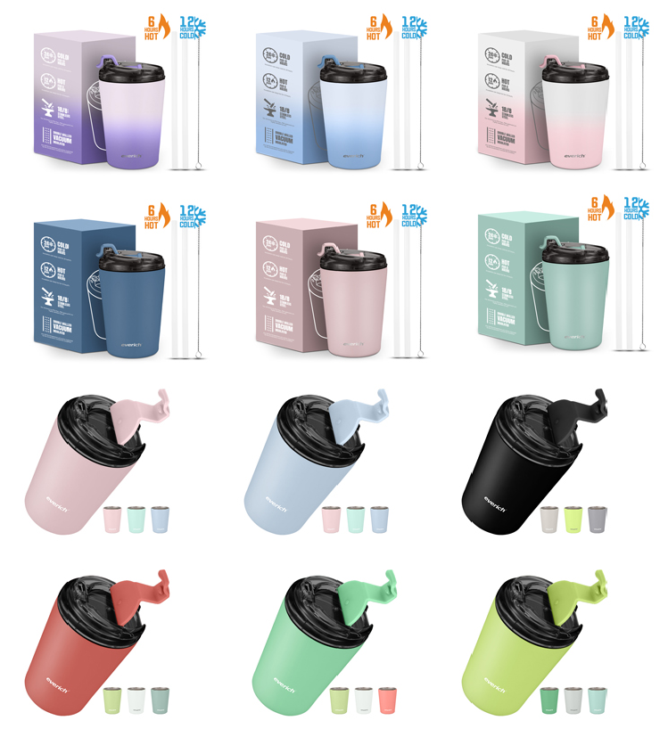 Everich Odm Hot Sale Double Wall 304 Stainless Steel Water Bottle ...