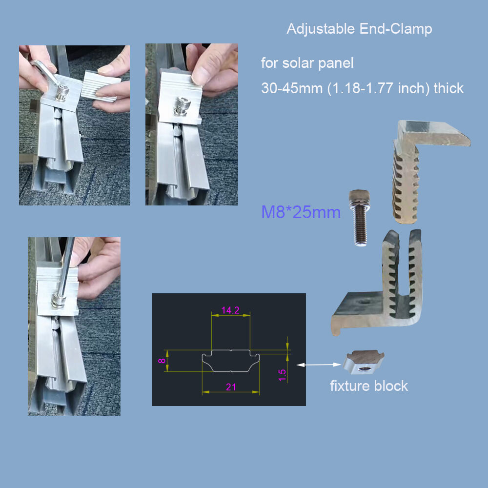 Solar Panel Mounting Braket Kit System For Sloped Pitched Tin Roof ...