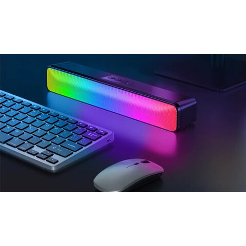 OEM + Vollbild-RGB-Beleuchtung + Drücken Sie die Taste, um den Beleuchtungsmodus zu wechseln + RGB-Bluetooth-Lautsprecher