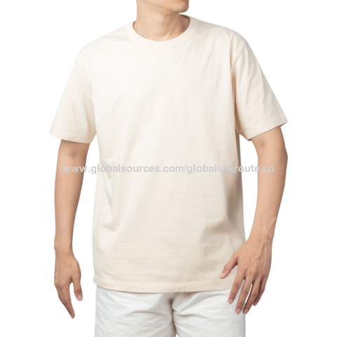 Achetez en gros T-shirt à Col Rond Pour Homme 55, 100% Coton Inde et T-shirt  Col Rond à Manches Mi-longues Pour Homme à 4 USD