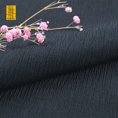 Tissu Crêpe Uni en Rayonne et Polyester de Haute Qualité pour Costumes et Manteaux pour Femmes - Tissu Mélangé de Polyester