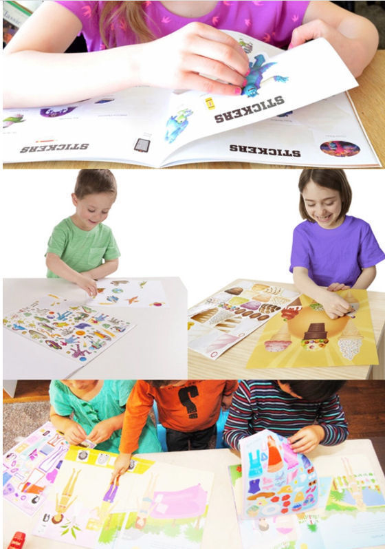 Buy Wholesale China Custom Print Reusable Children Activity Planner Sticker  Books For Kid & Sticker Book at USD 0.79