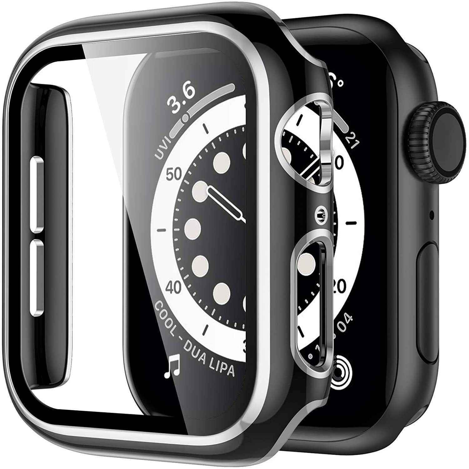 Coque Apple Watch Ultra/Ultra 2 Spigen Thin Fit 360 avec Protecteur d'écran  - 49mm - Noir