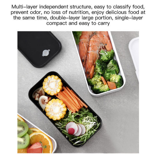 Buy Wholesale China Bento Box Pp Dual-tier Lunch Box Dishwasher