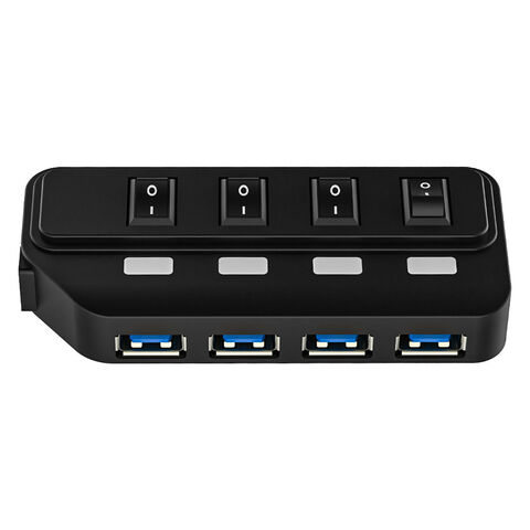 Répartiteur USB, Hub USB 7 Ports Robuste En Alliage D'aluminium 5 Gbps Pour  Bureau Pour Ordinateur