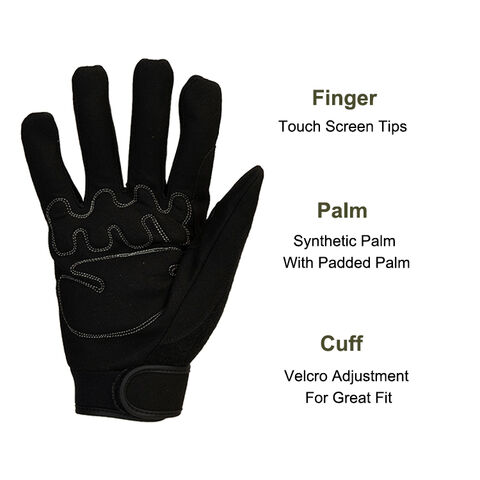 Buy China Wholesale Mechanic Gloves,top Quality Breathable Flexible Grey  Touch Screen Tpr Impact Gloves Mechanics Safety Working Gloves Impact Gloves  & Work Gloves $3.32