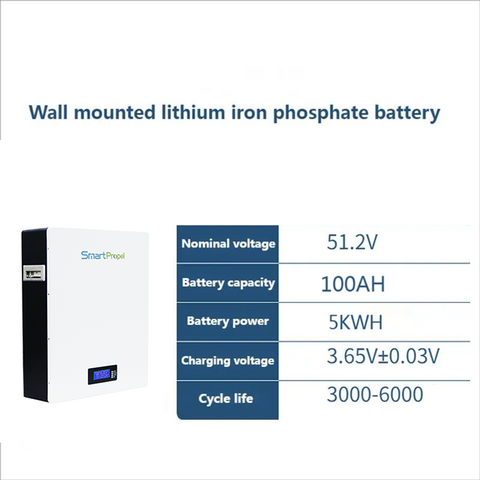 Batterie de stockage d'énergie 48V 100Ah au lithium personnalisé -  SmartPropel Lithium Battery