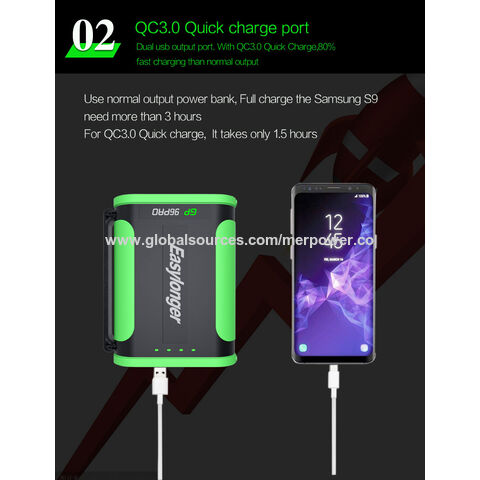 Buy Wholesale China 96000mah 3.2v Lifepo4 Battery Power Pack Usb-c 60w Pd  Output Dc Input 12-24v Power Bank For Car Refrigerators, Laptops & Power  Bank at USD 90