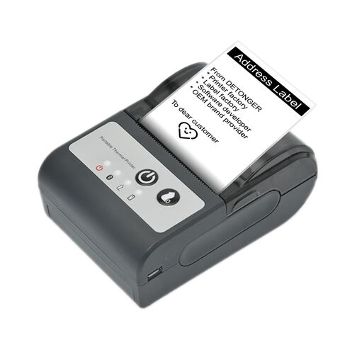 Mini impresora térmica Bluetooth, impresora portátil inalámbrica de  recibos, con puerto de carga USB y papel de impresora térmica, para  Android, iOS y