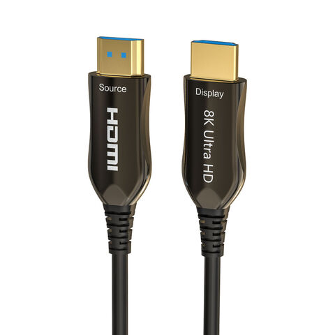 CORDON FIBRE OPTIQUE ACTIF HDMI 48Gbps, 8k, 10m