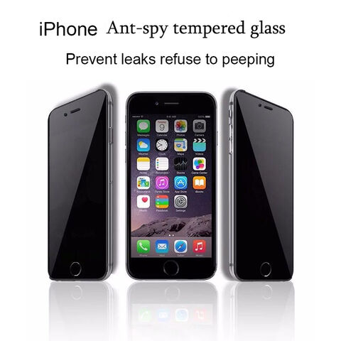 Cristal Templado Completo Negro Irrompible para iPhone 6 Plus