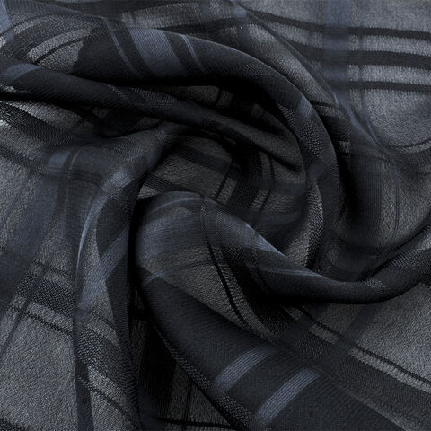 Hoch atmungsaktives und schönes, garngefärbtes Organza-Gewebe aus 100% Viskose-Voile für Mädchenröcke und -kleider