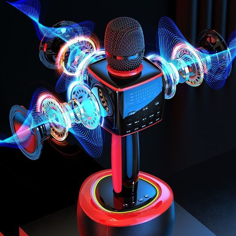 Buy Wholesale China Factory Wireless Bluetooth Karaoke Microphone, 3-in ...