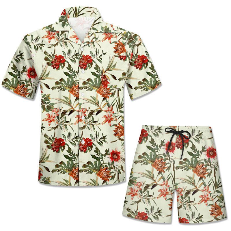 Buy Wholesale China Fashion Shirts Sets Summer Men's Hawaiian Vacation ...