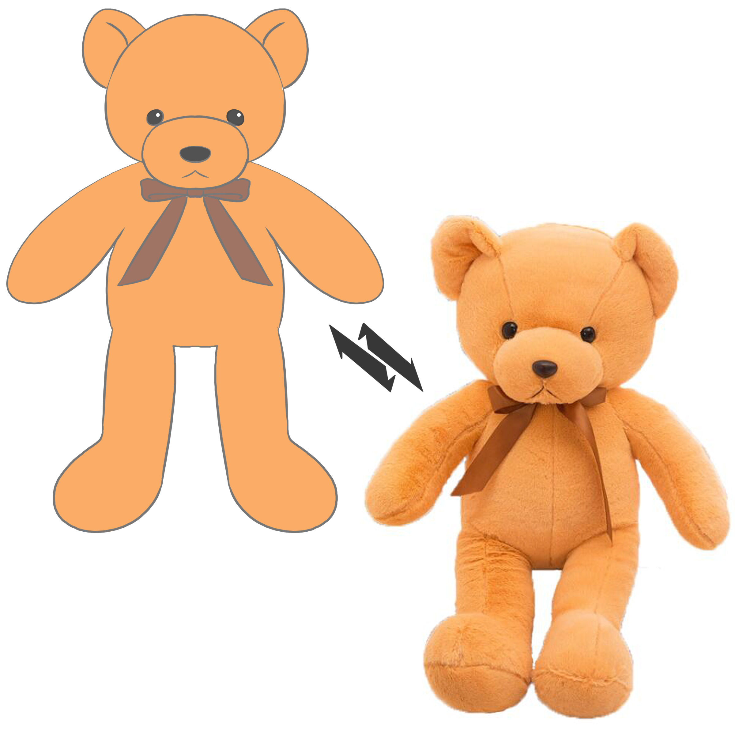 Source Custom plush stuffed cheap teddy bear keychain on m.