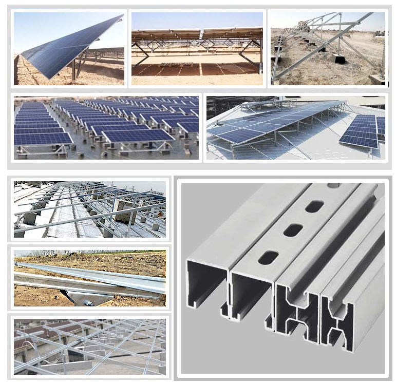 Buy Wholesale China Solar Aluminum Profile Panel Ground Mounting System ...