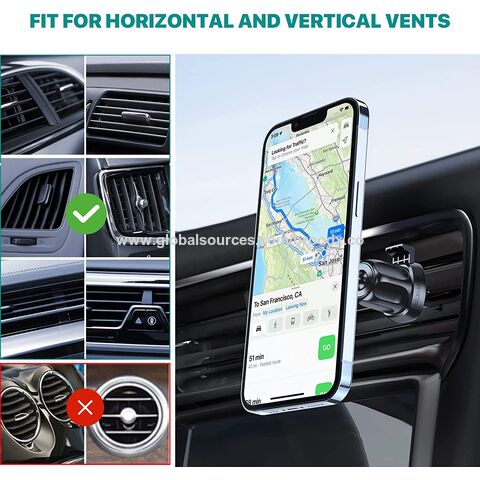 SmartDevil - support magnetique universel de voiture pour telephone  portable, aimant puissant, pour iPhone, Samsung, tableau de bord
