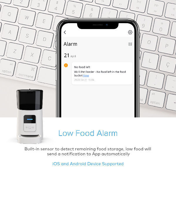 Buy Wholesale China Smart Pet Feeders, Camera Wifi Alexa Tuya Smart