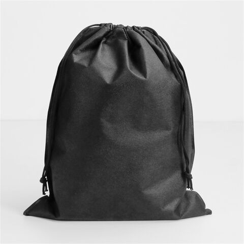 Sac à chaussures non tissé avec logo personnalisé, économique et convivial, sac anti-poussière à cordon