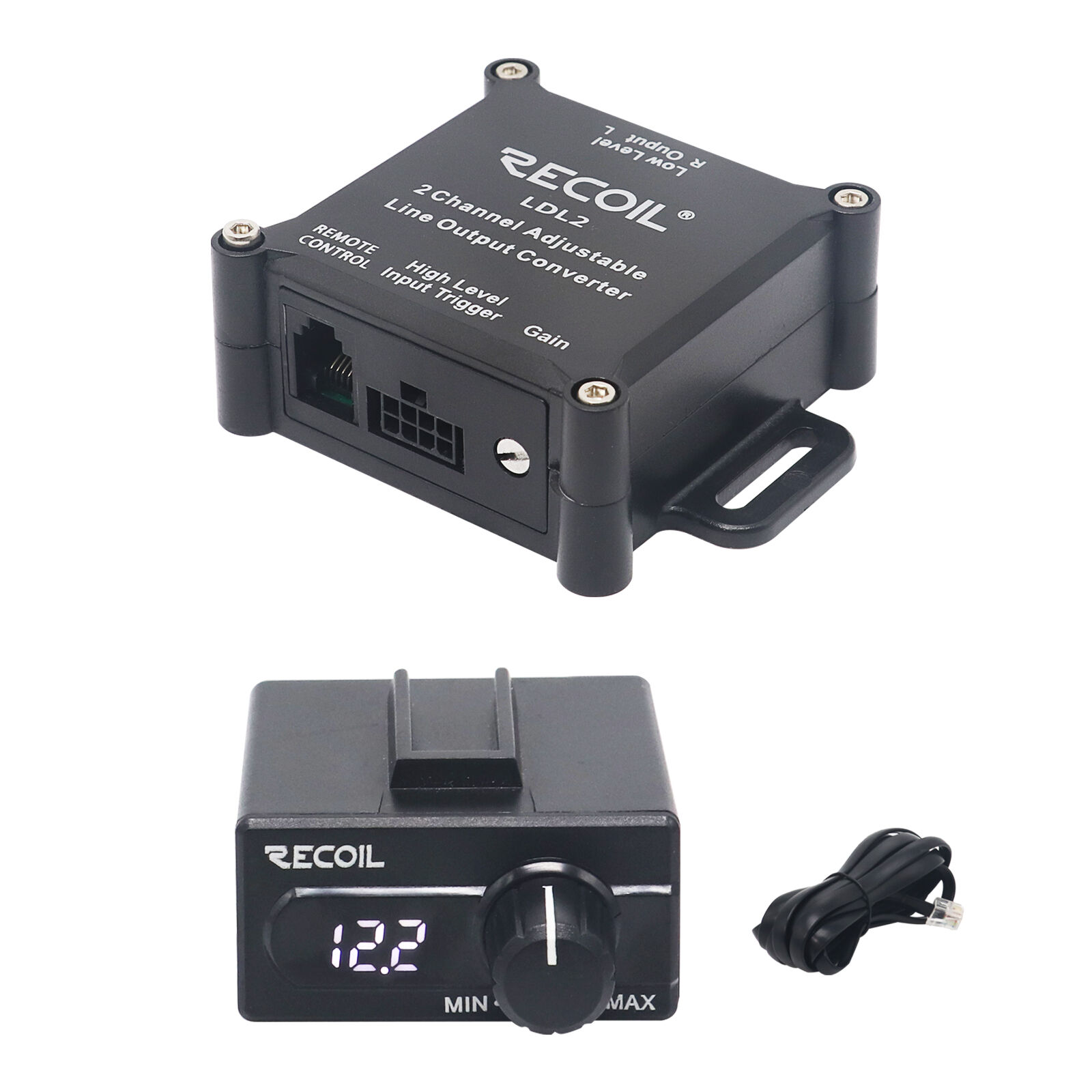 Edge Ldl2 Two Channel Speaker Cable To Rca Adjustable Line Output