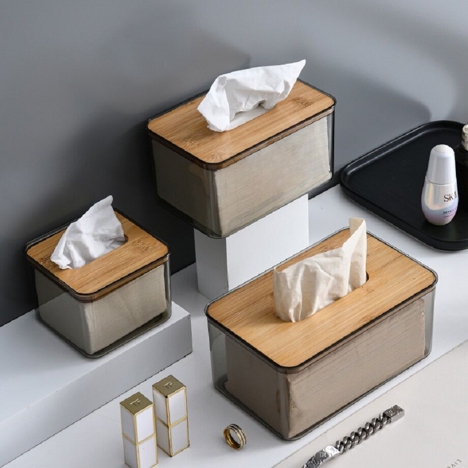 Accueil bureau créatif simple rangement boîte en papier mouchoir