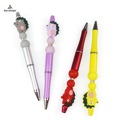 Buy Wholesale China 2023 Christmas Beads Pen Silicone Ballpoint Pens  Stationary Personalized Gift Diy Beads Pens For Kids & Silicone Focal Beads  Pen Ballpoint Pen at USD 1.3