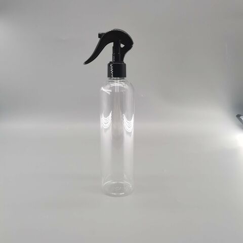 Boston Round Black Plastic Trigger Spray Bottle for Hair Salon Care  Packaging 500ml - China Boston Round Type, Black Color