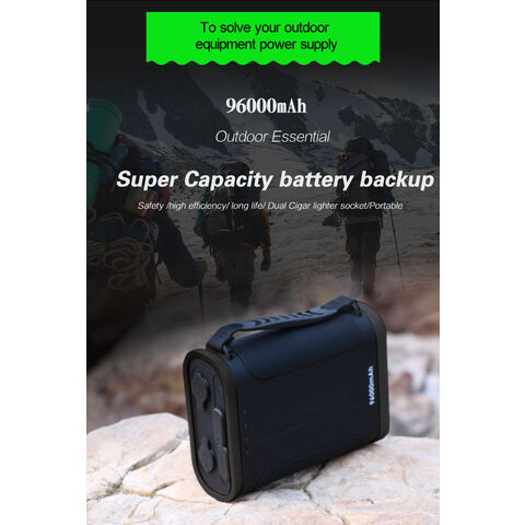 72,000 mAh / 266Wh / 150W Outdoor Powerbank, Para Camping, Pesca y más