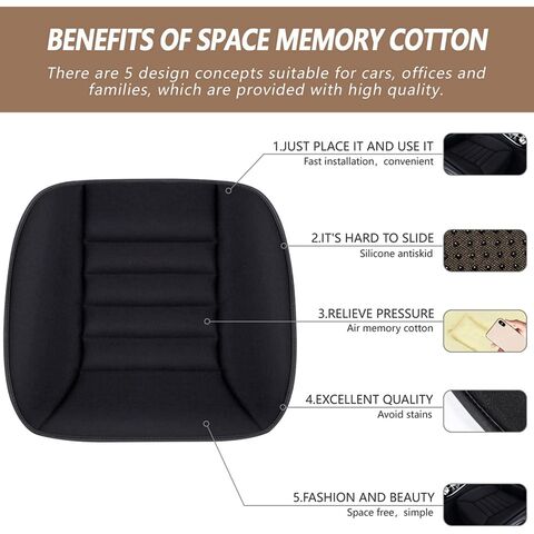 Car Inflatable Seat Cushion,Soft Ergonomic Adjustable Air