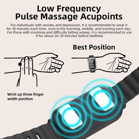Amazon.com: Sleep Bracelet-Calming Acupressure Band- Stress- Fatigue-  Anxiety Relief- 3 Acupressure Bead Multi Symptom Design-Natural Sleep Aid-  Relaxation- Coping Strategy (Small 6, Black) : Health & Household