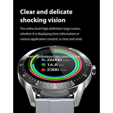 Relógio inteligente para telefones Android iOS (Receber/Fazer  chamadas,46mm,Bluetooth) Relógios inteligentes com step sleep tracker,  lembrete de
