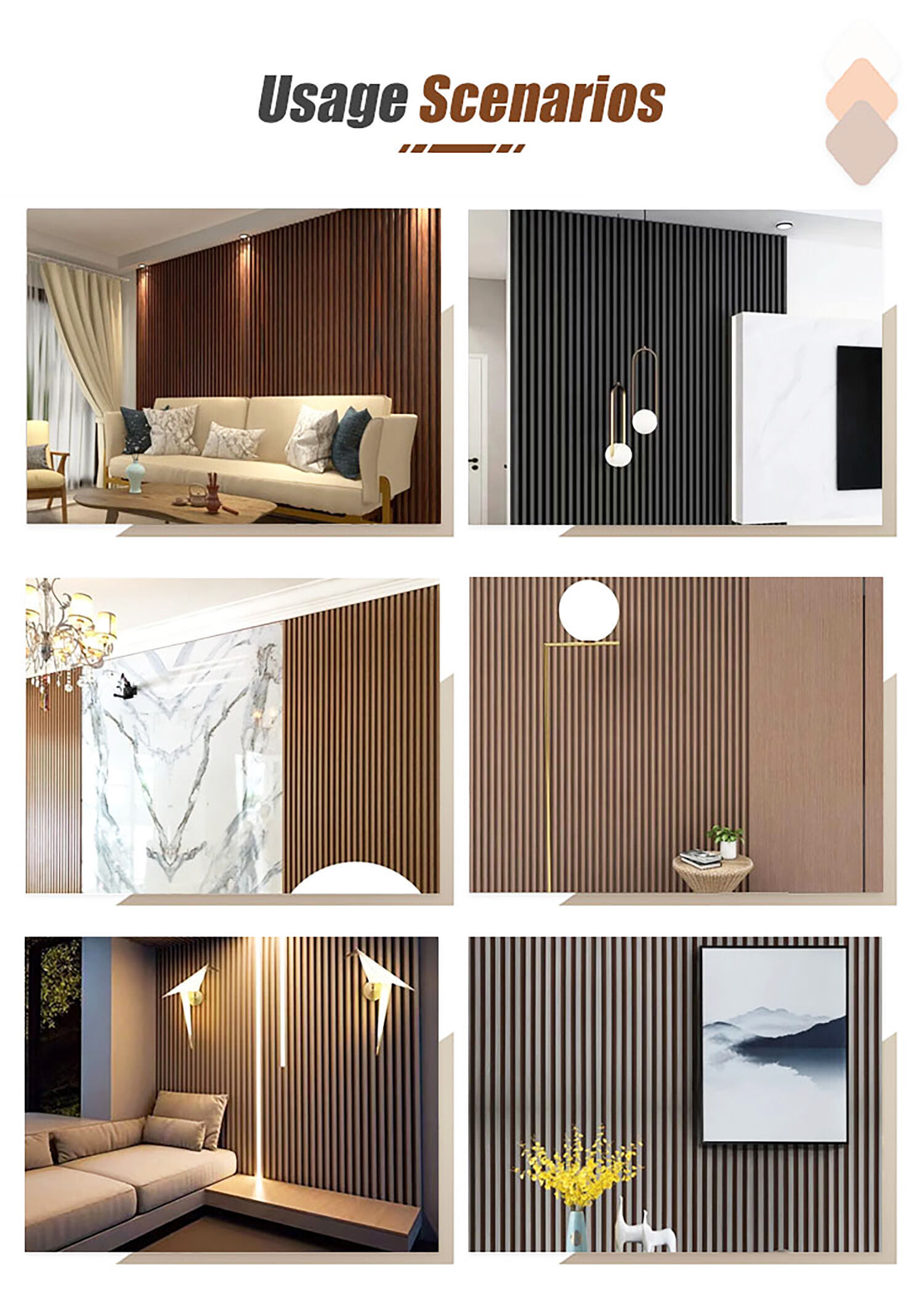 Buy Wholesale China Wooden Grain Pvc Wpc Wall Panels Wall Decor Panel ...