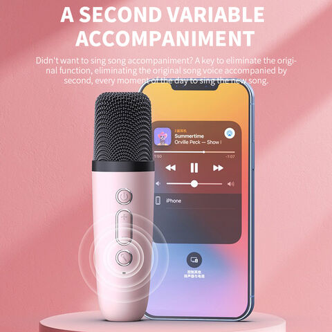 K1 teléfono móvil Bluetooth Wireless Mini Micrófono de Karaoke