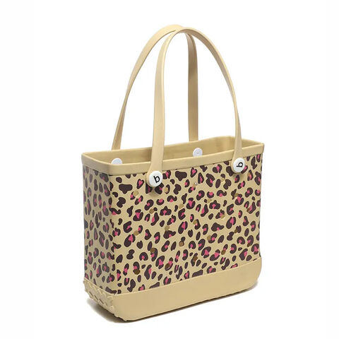 Wholesale Leopard Large Wholesale Bogg Bag Summer Beach Bags 2021