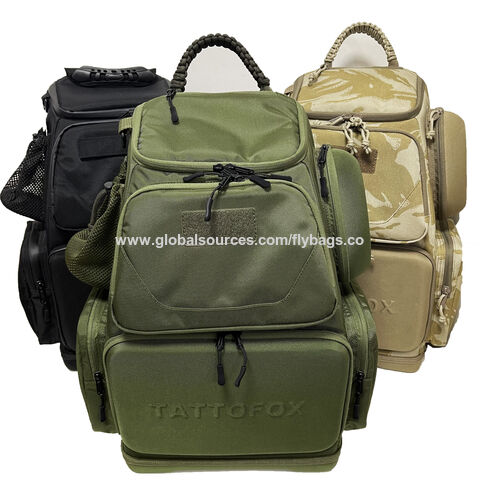 Hard Shell Back Pack, Compact Fishing Tackle Bag, Fishing Bag With