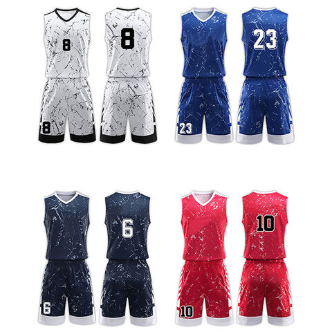 Maillot basket-ball personnalisé 100% polyester, maillots de sports