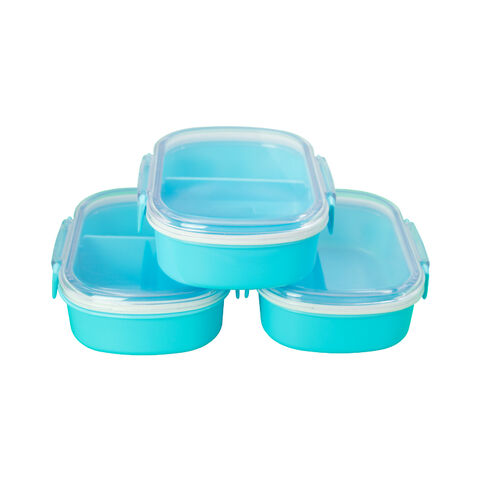1pc Japanese Style Plastic Sealed Multi-compartment Microwavable Bento Box,  Portable Student Lunch Container