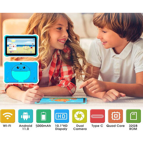 Tablette éducative pour enfants, 8 pouces, Android 11, wi-fi 6, Quad