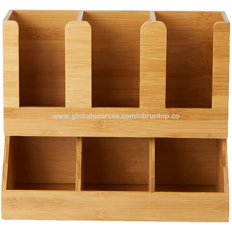 Buy Wholesale China Factory Price 6 Compartment Bamboo Upright