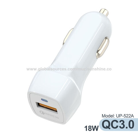 Quick Charge 3.0 Prise de Chargeur Rapide de Voiture USB Adaptateur avec  Interrupteur 12V / 24V 36W