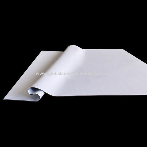 2mm White Neoprene Fabric, Scuba Wetsuit Material, Fabric for Sublimation Printing, Thin Foam Rubber Sheets (White, 1' x 2')