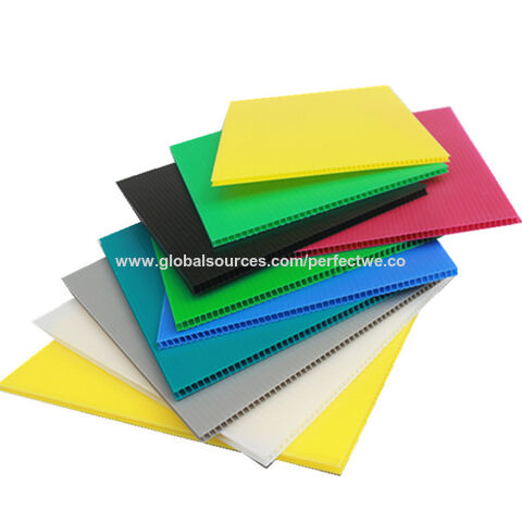 3mm 4mm Recycled Corrugated Plastic Sheets PE PP Hollow Board