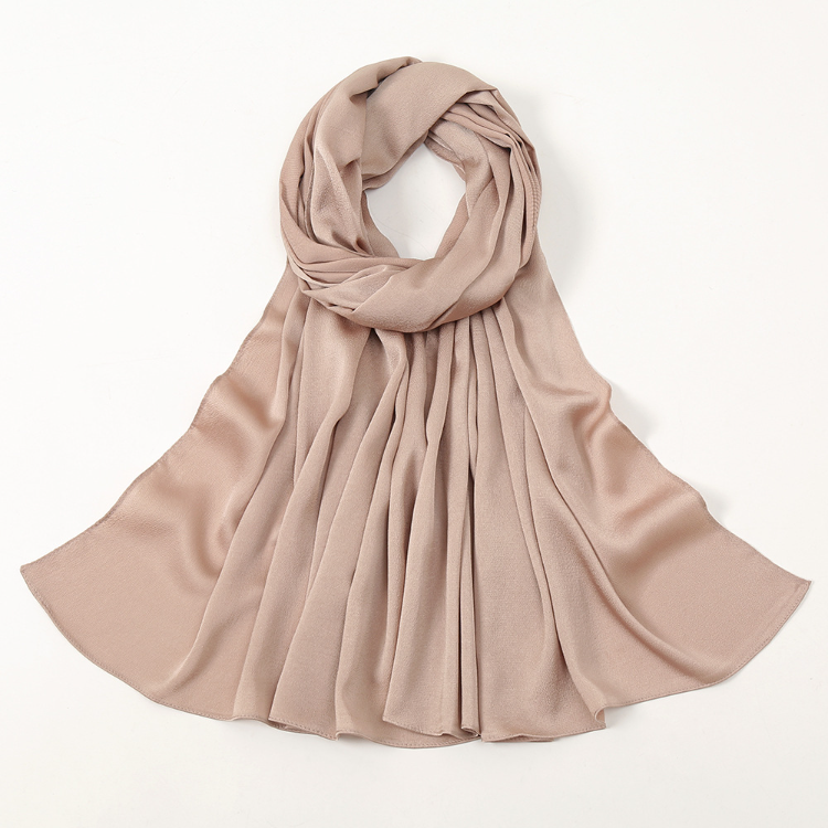 Ivory Bubble Satin Hijab