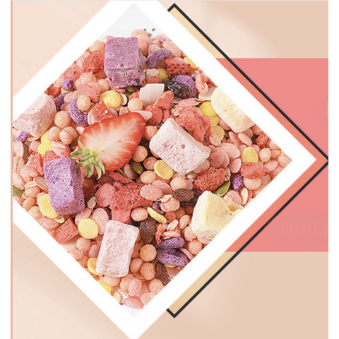 Meizhoushike 3 Types Of Cereal Yogurt Chia Seed Fruit Cereal