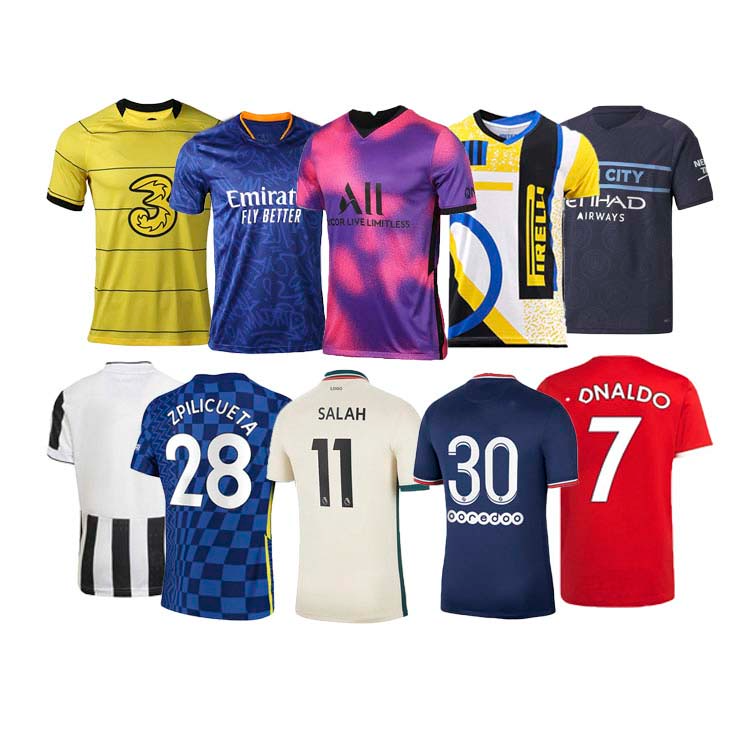 New Version 2022 Customized Shirt Blank Football Jersey Men T