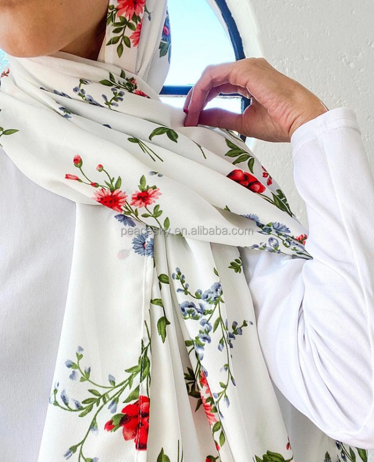 Mystic Serpent Print Chiffon Hijab